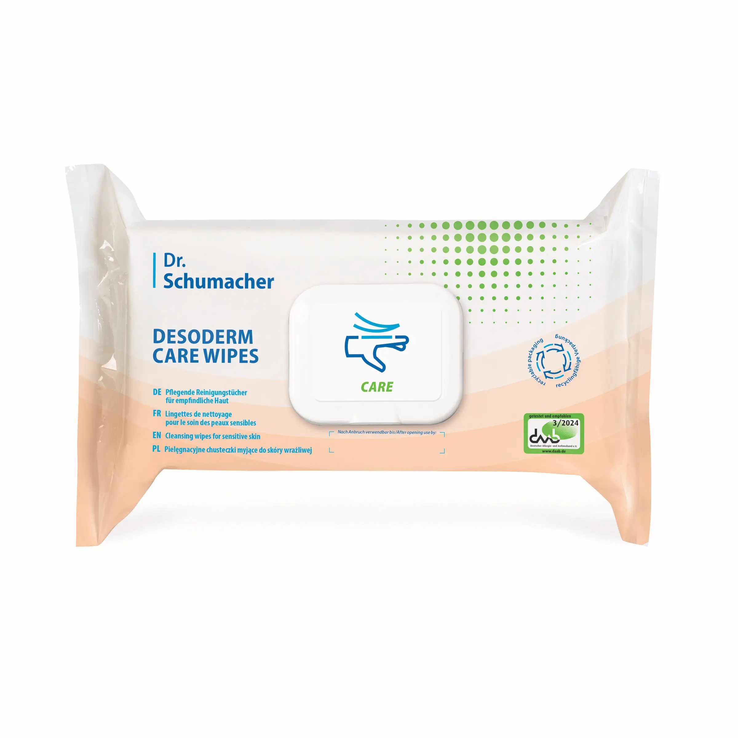 Dr. Schumacher DESODERM CARE WIPES 80 Tücher